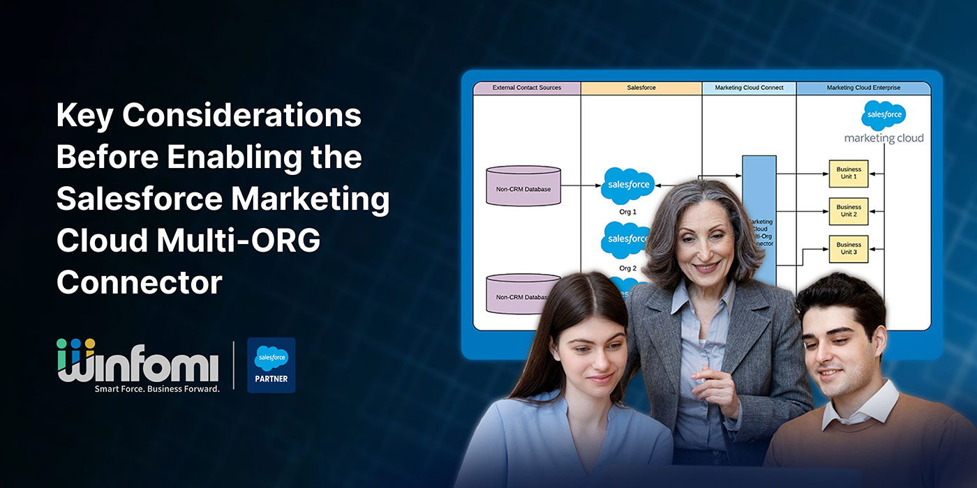 Salesforce Marketing Cloud Multi-Org Connector considerations.