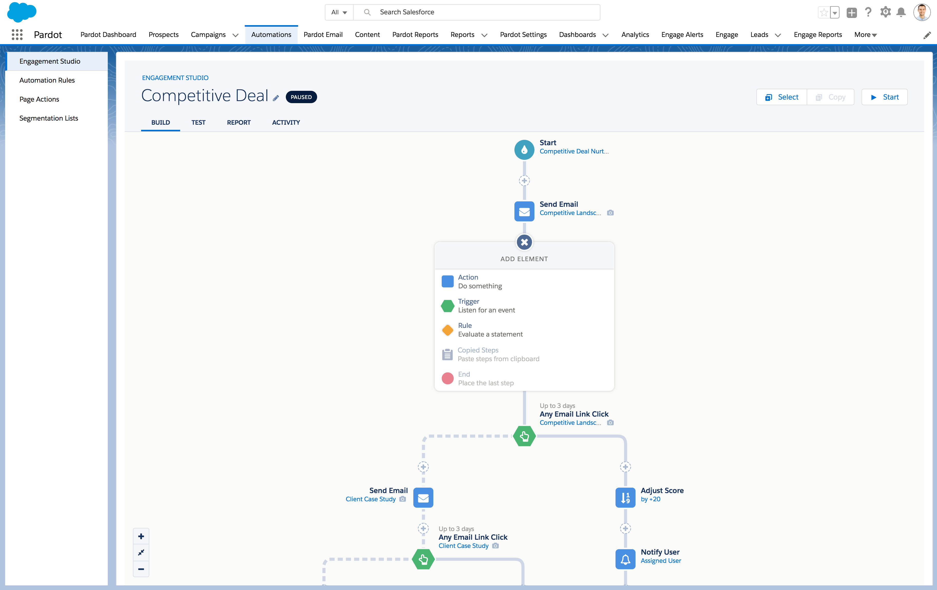 Salesforce Marketing Cloud Account Engagement implementation