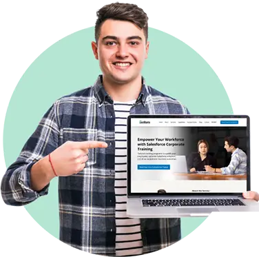 Winfomi Salesforce training expert showcasing corporate training program