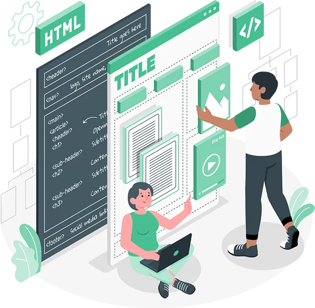 Winfomi web app design and prototyping service illustration